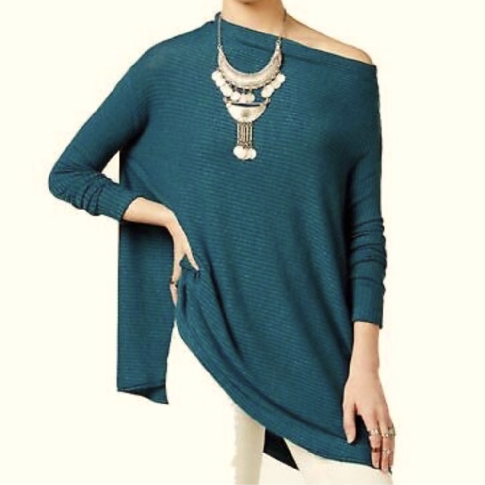 Free people lover ribbed cut out sweater